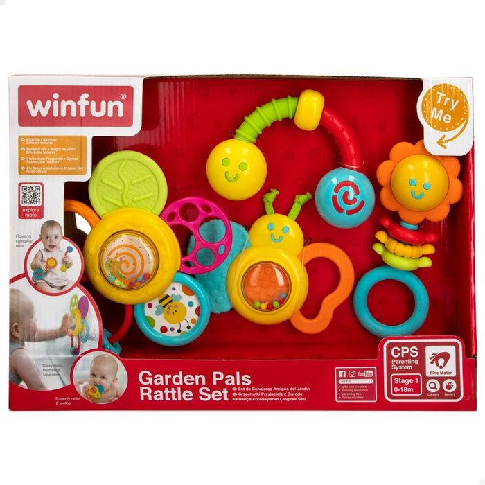 Rattle set Winfun 4 Piese 16 x 16 x 4,5 cm (6 Unități)