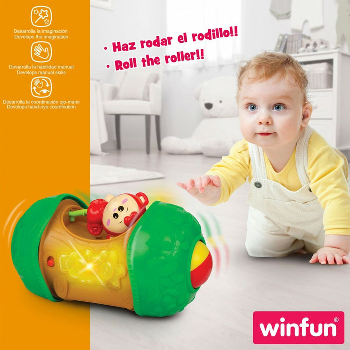 Jucărie interactivă pentru bebeluși Winfun Maimuță 11,5 x 20,5 x 11,5 cm (6 Unități)