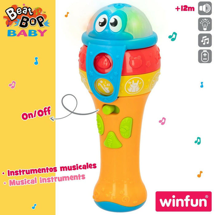 Toy microphone Winfun 7,5 x 19 x 7,8 cm (6 Unități)