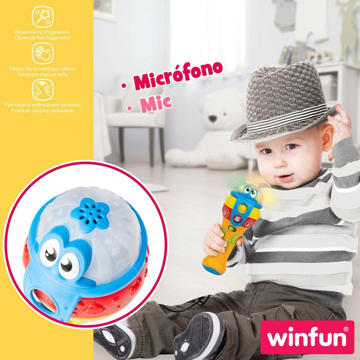 Toy microphone Winfun 7,5 x 19 x 7,8 cm (6 Unități)