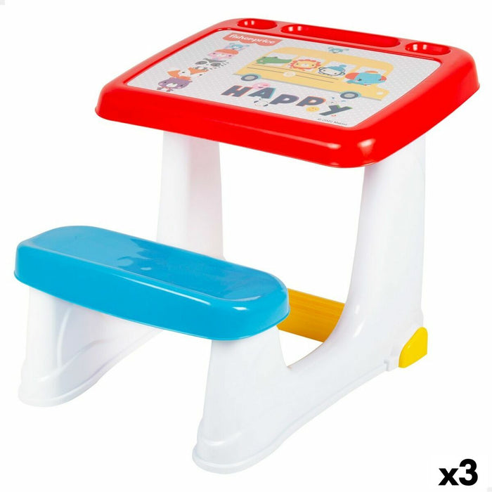 Birou Fisher Price Plastic 53,5 x 49 x 72,5 cm (3 Unități)