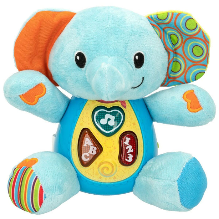 Jucărie de Pluș cu Sunet Winfun Elefant 17 x 17,5 x 10 cm (6 Unități)