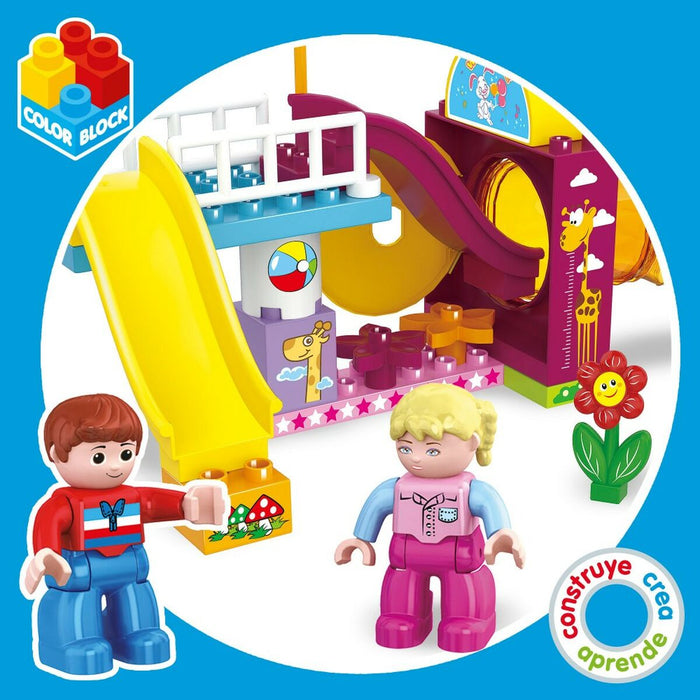 Set de Construcție Colorbaby Playground 50 Piese (2 Unități)