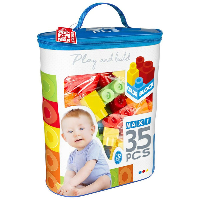 Set de Construcție Color Block Basic Geantă 35 Piese (6 Unități)