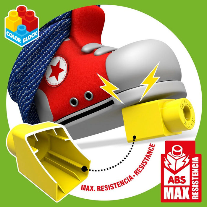 Set de Construcție Color Block Basic Cub 50 Piese (6 Unități)