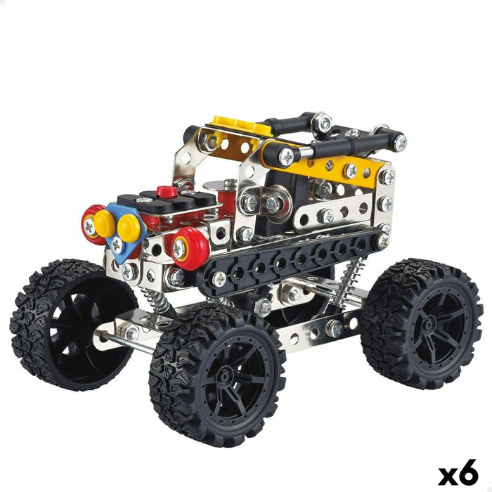 Set de Construcție Colorbaby Smart Theory Mecano Monster Car Mașină 201 Piese (6 Unități)