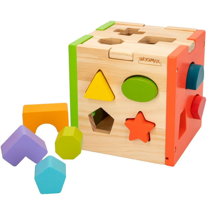 Puzzle pentru Copii din Lemn Woomax 15 x 15 x 15 cm (6 Unități)