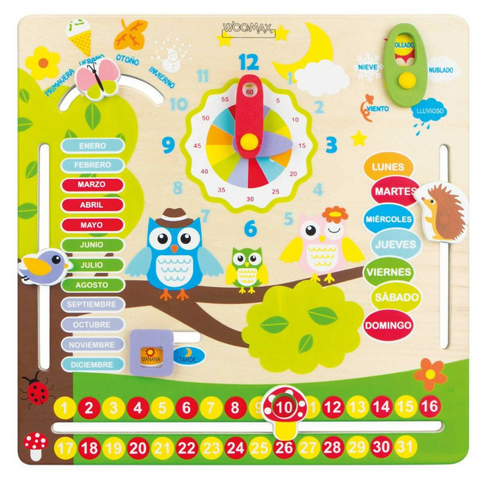 Joc Educativ Woomax Bufnițe 30 x 3 x 30 cm (6 Unități)
