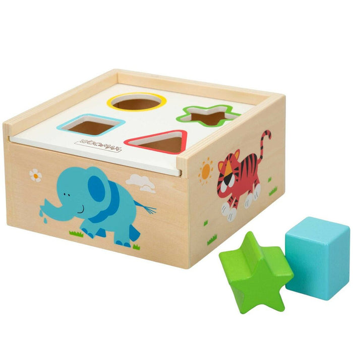 Puzzle pentru Copii din Lemn Woomax Forme 13,5 x 7,5 x 13 cm (6 Unități)