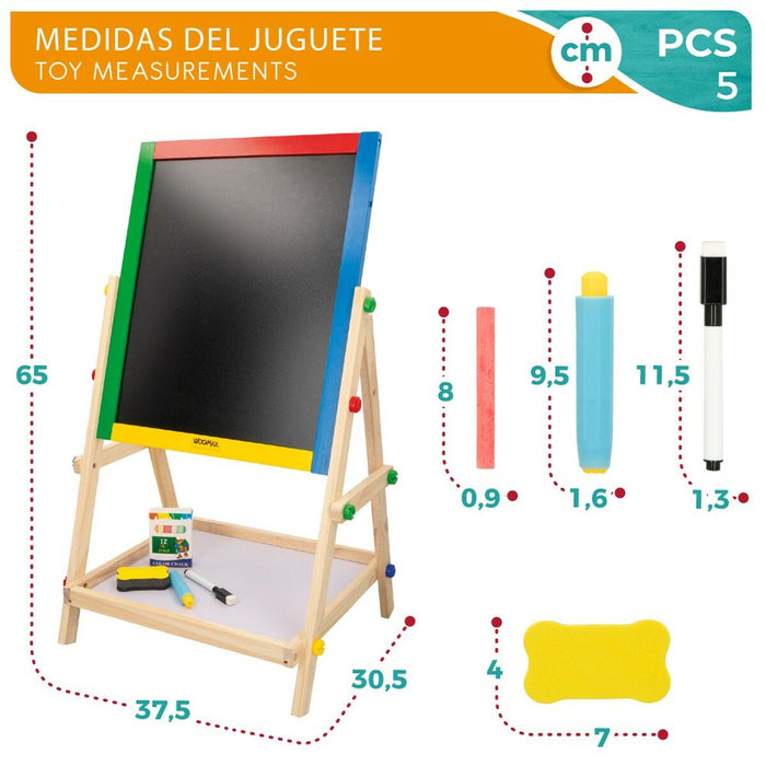 Tablă 2 în 1 Woomax 5 Piese 37,5 x 65 x 30,5 cm 4 Unități