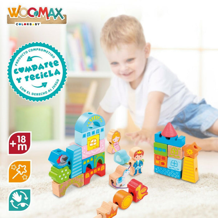 Set de Construcție Woomax 32 Piese (6 Unități)
