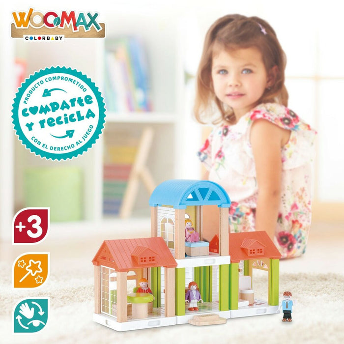 Casă în Miniatură Woomax 42 Piese 2 Unități
