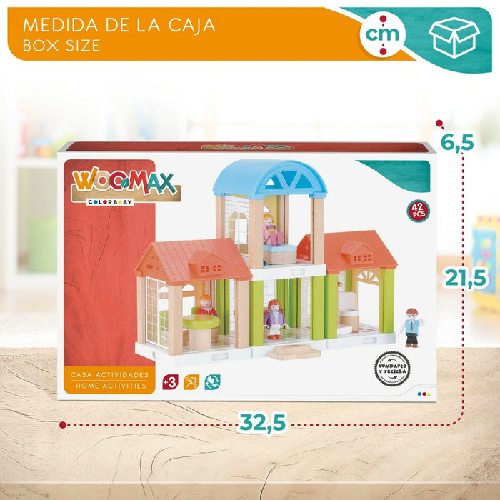 Casă în Miniatură Woomax 42 Piese 2 Unități