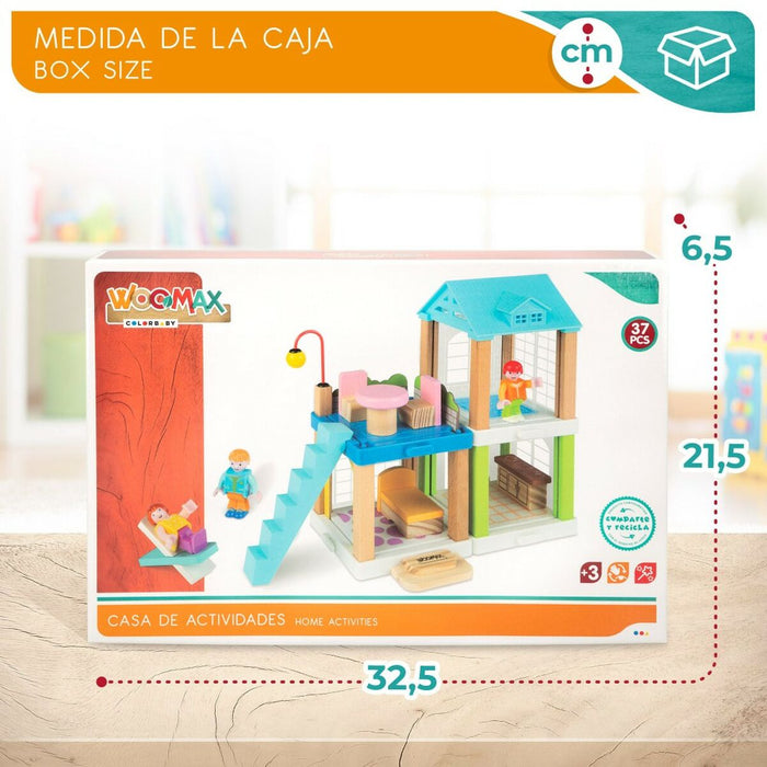 Casă în Miniatură Woomax 37 Piese 4 Unități
