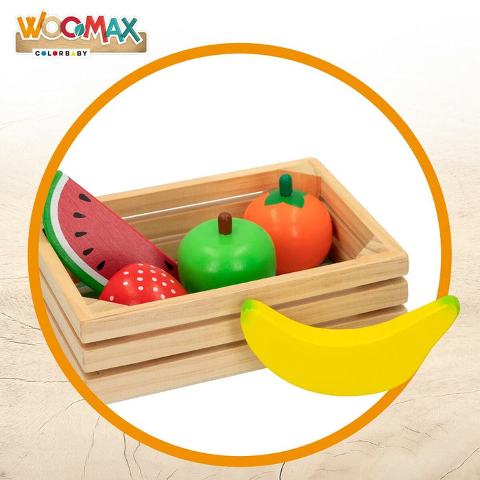 Set de Alimente de Jucărie Woomax 12 Piese (4 Unități)