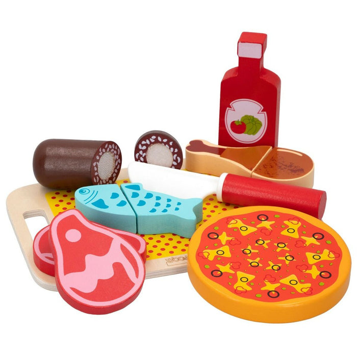 Set de Alimente de Jucărie Woomax 12 Piese (4 Unități)