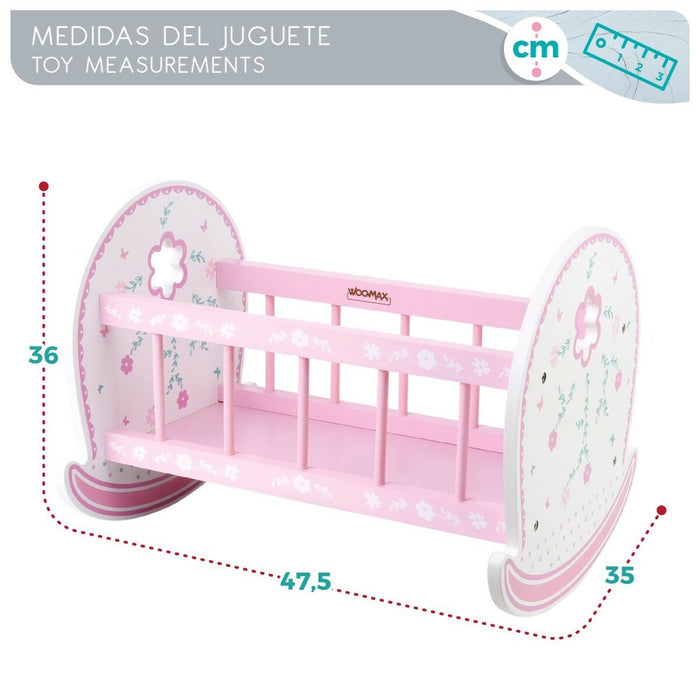 Pătuț pentru Păpuși Woomax 2 Unități 47 x 35 x 35 cm