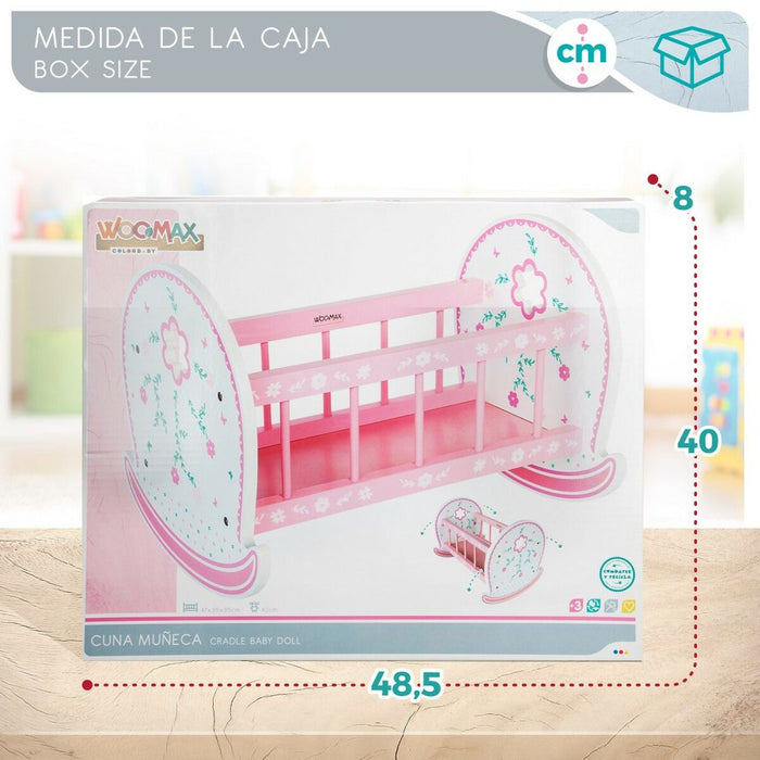 Pătuț pentru Păpuși Woomax 2 Unități 47 x 35 x 35 cm