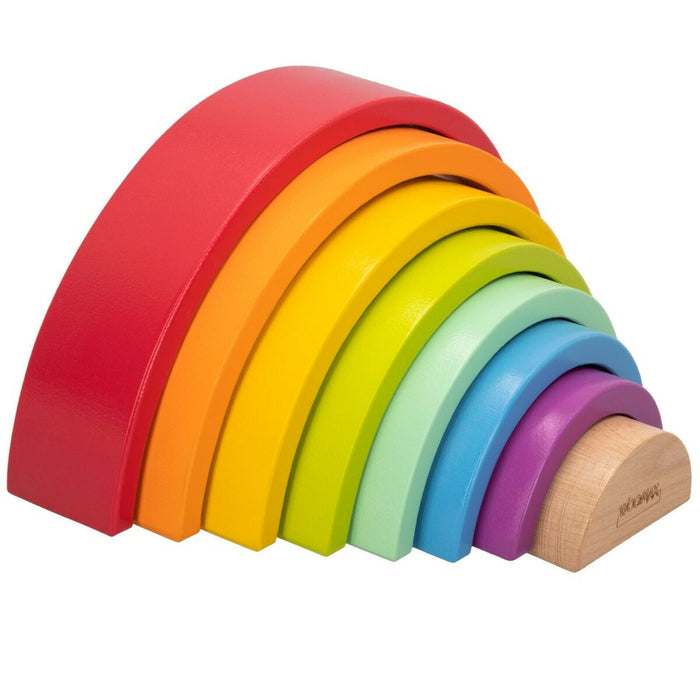 Puzzle pentru Copii din Lemn Woomax Curcubeu 8 Piese 4 Unități