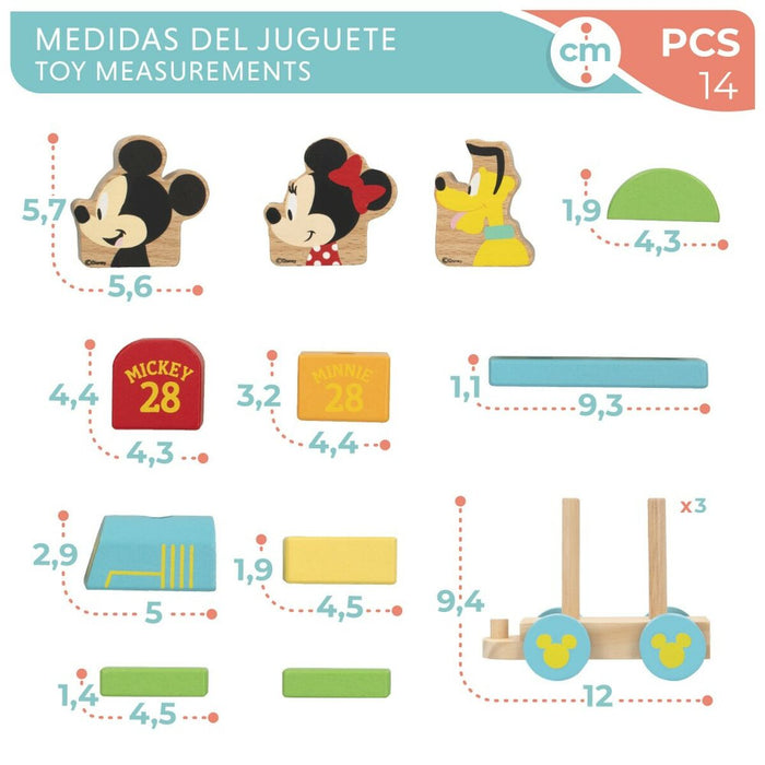 Tren Disney 14 Piese (6 Unități)
