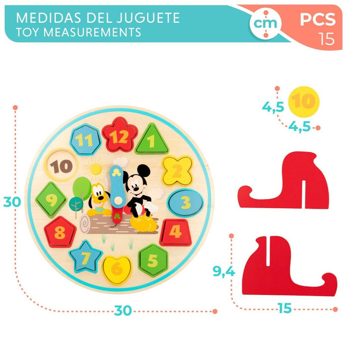 Joc Educativ Disney Ceas (6 Unități)