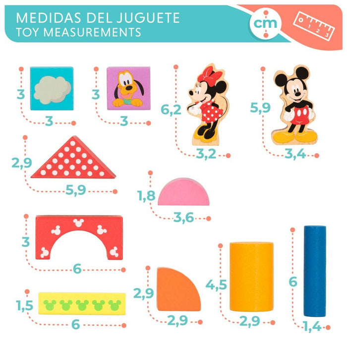 Set de Construcție Disney 40 Piese (6 Unități)
