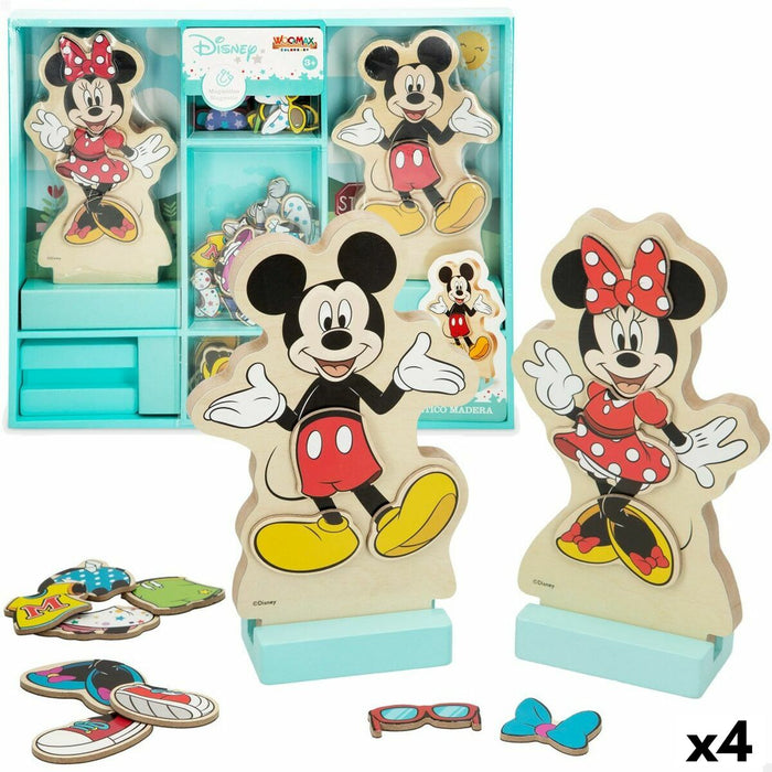 Figurine Disney 54 Piese 4 Unități 11,5 x 17,5 x 1,2 cm