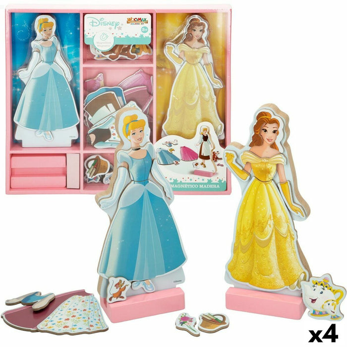 Figurine Disney Princess 45 Piese 4 Unități 9 x 20,5 x 1,2 cm