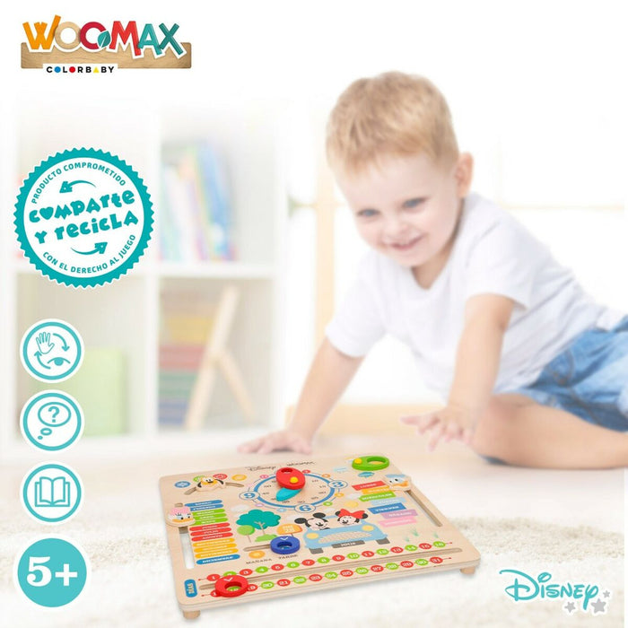 Joc Educativ Disney Calendar 30 x 3,5 x 30 cm (6 Unități)