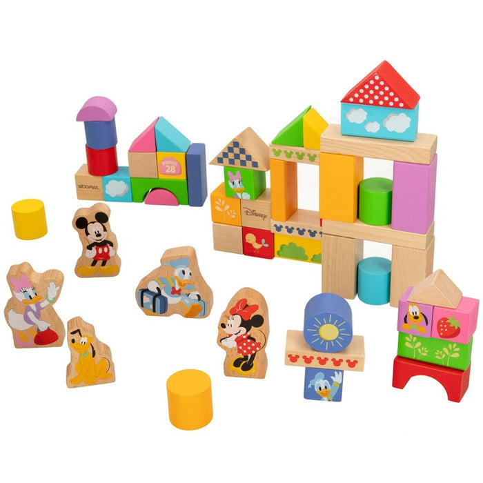 Plăci de Construcții Disney 50 Piese (4 Unități)