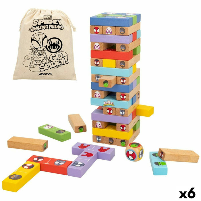 Set de Construcție Spidey 52 Piese (6 Unități)