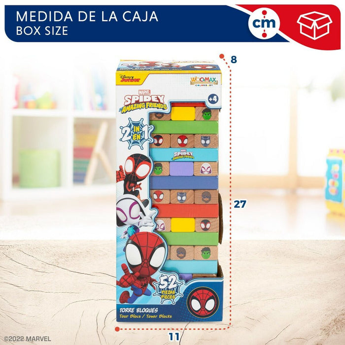 Set de Construcție Spidey 52 Piese (6 Unități)