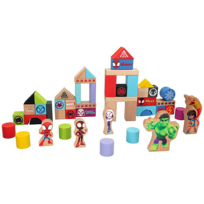 Playset Spidey Amazing Friends 50 Piese 4 Unități 8 x 9,5 x 1,5 cm