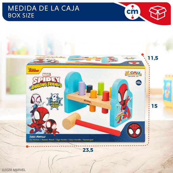 Joc de Îndemânare Spidey 8 Piese 21,5 x 14 x 10,5 cm (6 Unități)