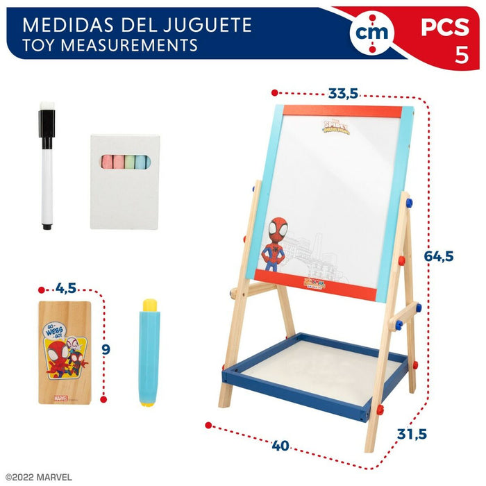 Tablă 2 în 1 Spidey 5 Piese 4 Unități 40 x 64,5 x 31,5 cm
