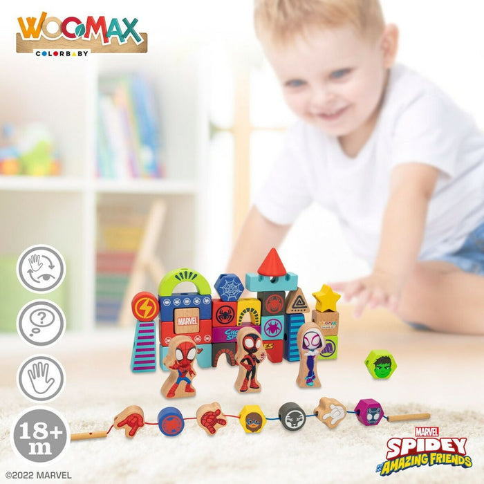 Set de Construcție Spidey 33 Piese (6 Unități)