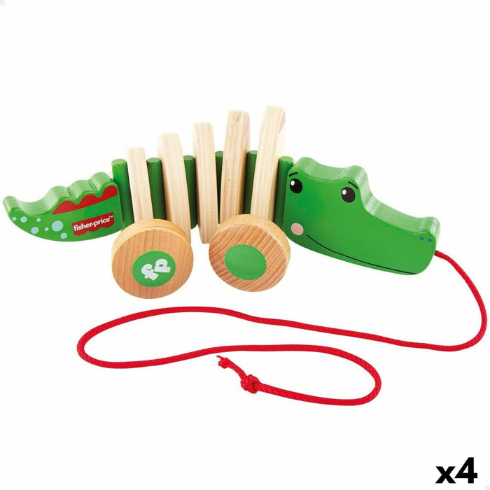 animale Fisher Price 28,5 x 10,5 x 12 cm Crocodil (4 Unități)