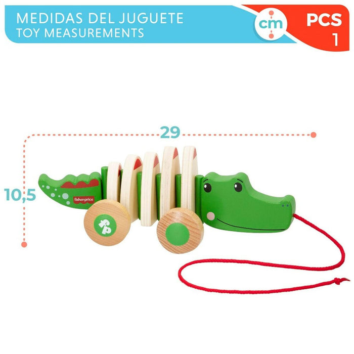 animale Fisher Price 28,5 x 10,5 x 12 cm Crocodil (4 Unități)