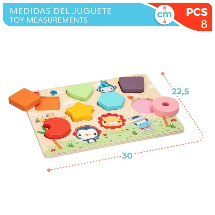 Joc Educativ Fisher Price Forme + 12 Luni (6 Unități)
