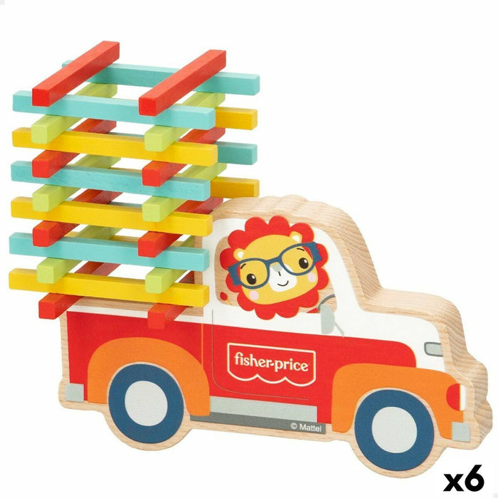 Set de Construcție Fisher Price 61 Piese (6 Unități)