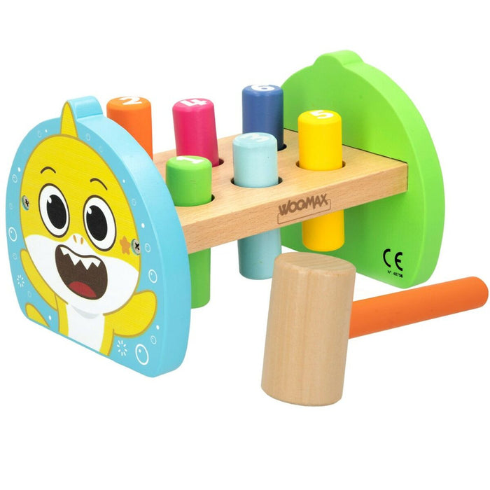 Joc de Îndemânare Baby Shark Rechin 18 x 11,5 x 13 cm (6 Unități)