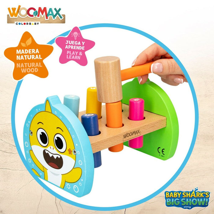 Joc de Îndemânare Baby Shark Rechin 18 x 11,5 x 13 cm (6 Unități)