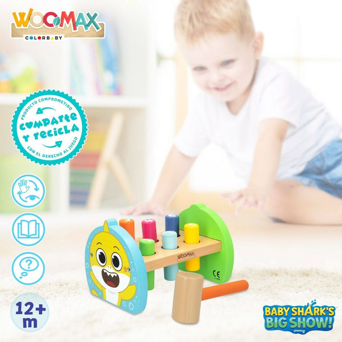 Joc de Îndemânare Baby Shark Rechin 18 x 11,5 x 13 cm (6 Unități)