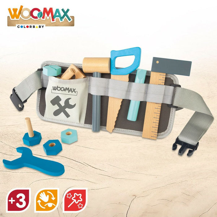 Toy tools Woomax 12 Piese 31 x 14 x 2,5 cm (6 Unități)