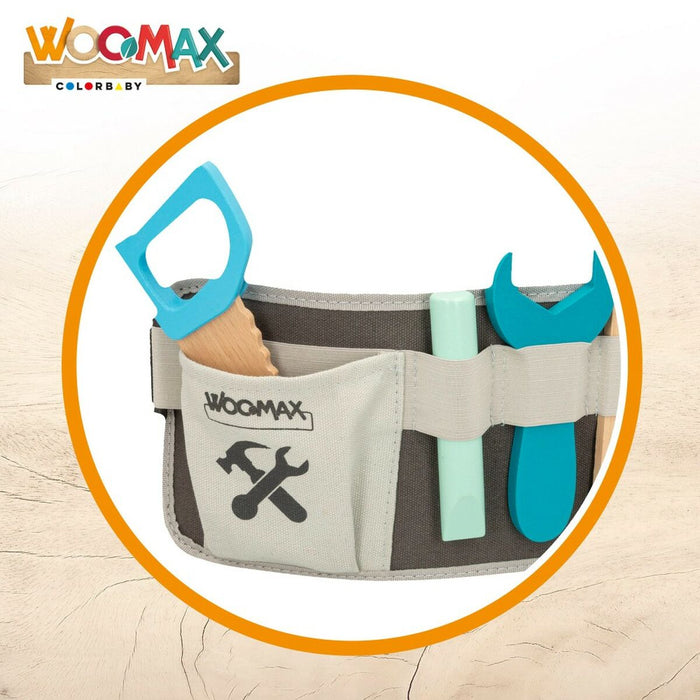 Toy tools Woomax 12 Piese 31 x 14 x 2,5 cm (6 Unități)