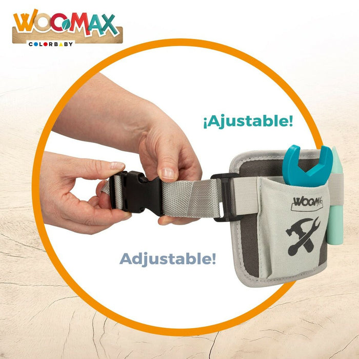 Toy tools Woomax 12 Piese 31 x 14 x 2,5 cm (6 Unități)