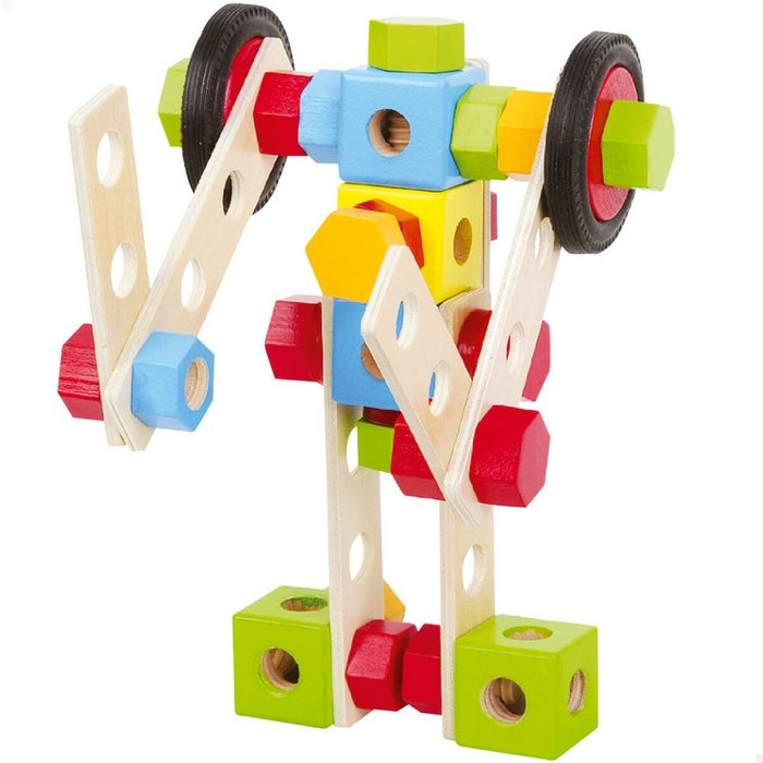 Set de Construcție Woomax 80 Piese (4 Unități)