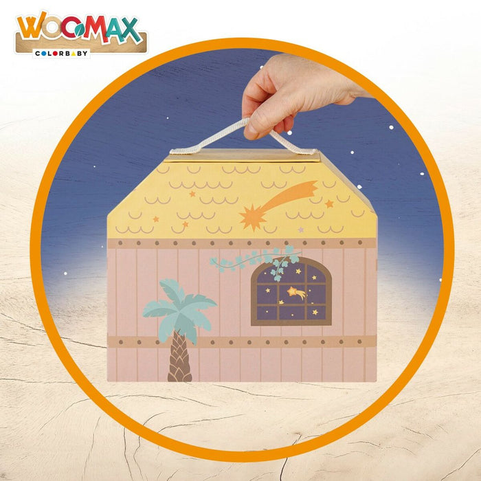 Scena Nașterii de Crăciun Woomax 15 Piese 24,5 x 20,5 x 24,5 cm (6 Unități)
