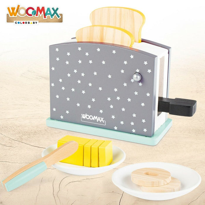 Prăjitor de Pâine Woomax 8 Piese 4 Unități 19,5 x 12,5 x 8 cm