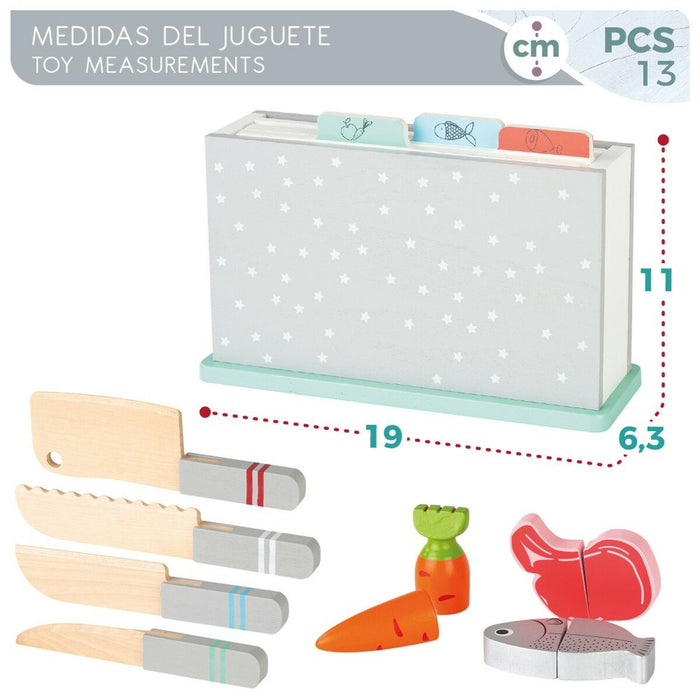 Bucătărie de Jucărie Woomax 11 Piese 12 Piese 4 Unități 19 x 11 x 6,3 cm